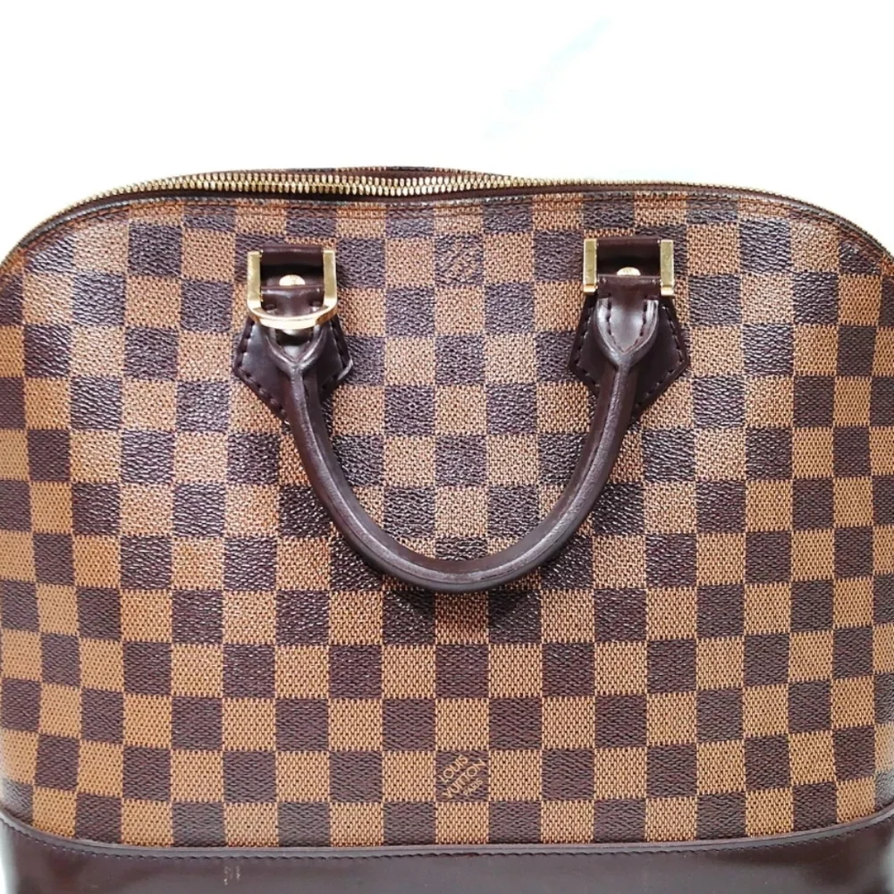 Louis Vuitton Alma Pm Damier Ebene Leather/Canvas Handbag - Picture 4 of 16